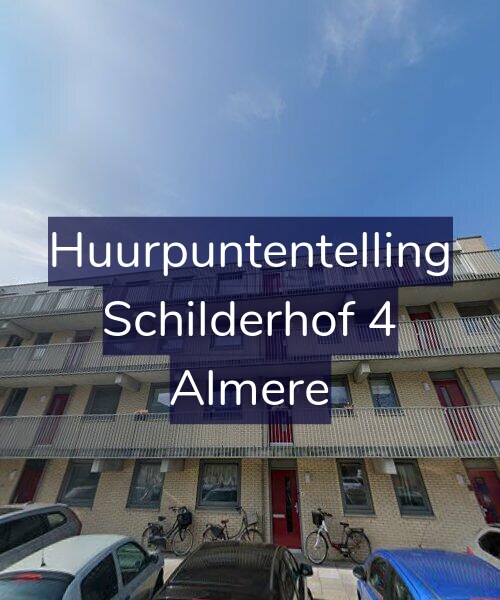 Foto gevel Huurpuntentelling voor Schilderhof 4, Almere