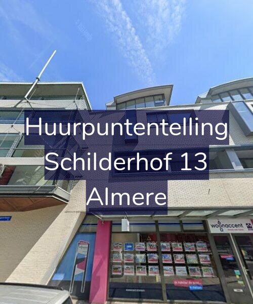 Foto gevel Huurpuntentelling voor Schilderhof 13, Almere