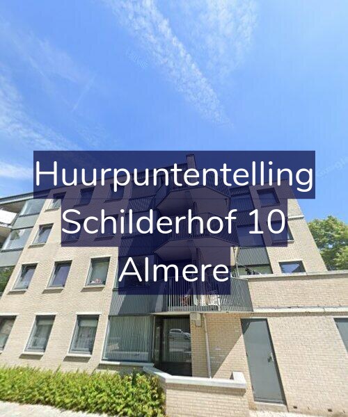 Foto gevel Huurpuntentelling voor Schilderhof 10, Almere