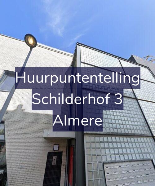 Foto gevel Huurpuntentelling voor Schilderhof 3, Almere