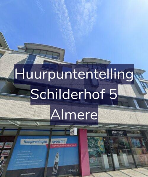 Foto gevel Huurpuntentelling voor Schilderhof 5, Almere