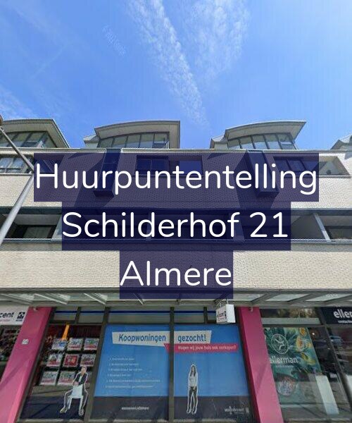 Foto gevel Huurpuntentelling voor Schilderhof 21, Almere