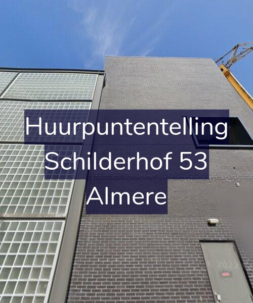 Foto gevel Huurpuntentelling voor Schilderhof 53, Almere