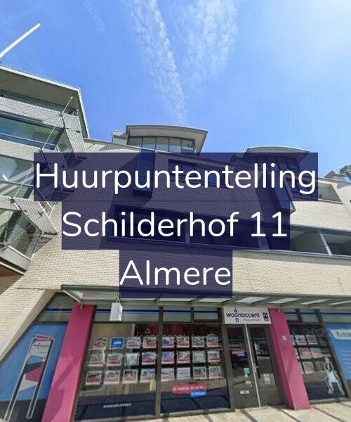 Foto gevel Huurpuntentelling voor Schilderhof 11, Almere