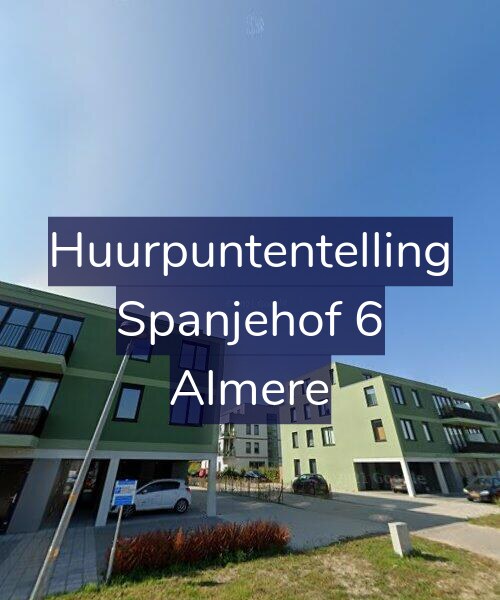 Foto gevel Huurpuntentelling voor Spanjehof 6, Almere