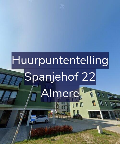 Foto gevel Huurpuntentelling voor Spanjehof 22, Almere