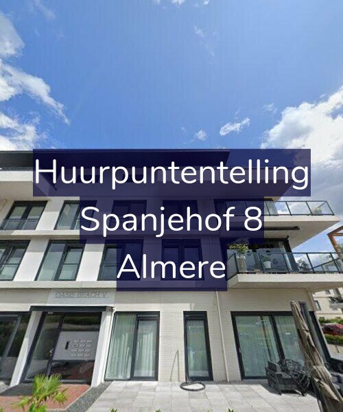 Foto gevel Huurpuntentelling voor Spanjehof 8, Almere