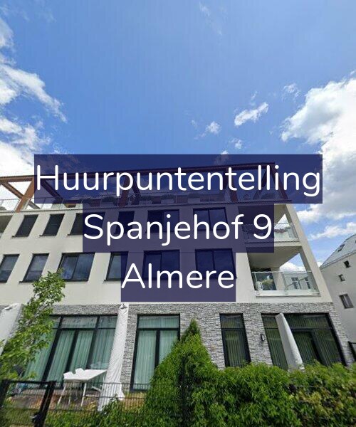 Foto gevel Huurpuntentelling voor Spanjehof 9, Almere