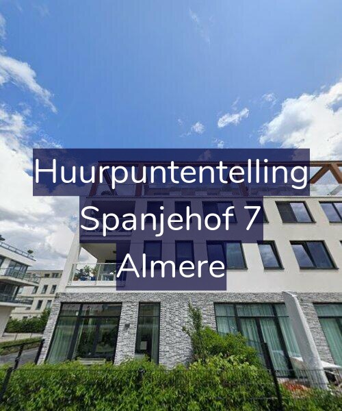 Foto gevel Huurpuntentelling voor Spanjehof 7, Almere