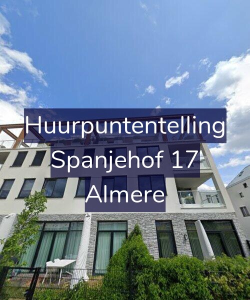 Foto gevel Huurpuntentelling voor Spanjehof 17, Almere