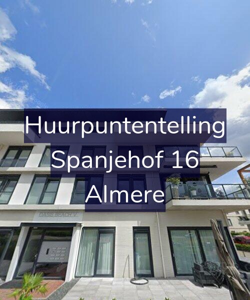Foto gevel Huurpuntentelling voor Spanjehof 16, Almere