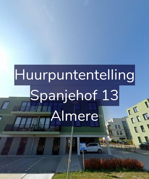 Foto gevel Huurpuntentelling voor Spanjehof 13, Almere