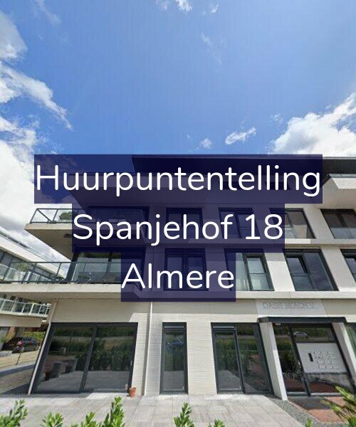 Foto gevel Huurpuntentelling voor Spanjehof 18, Almere