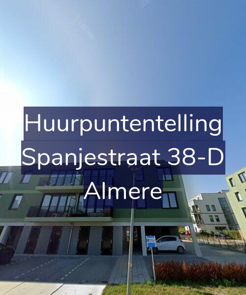 Foto gevel Huurpuntentelling voor Spanjestraat 38-D, Almere