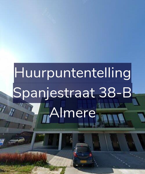 Foto gevel Huurpuntentelling voor Spanjestraat 38-B, Almere