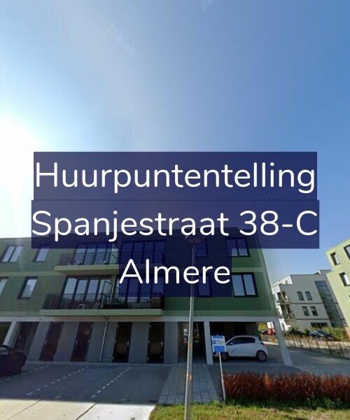 Foto gevel Huurpuntentelling voor Spanjestraat 38-C, Almere