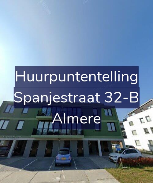 Foto gevel Huurpuntentelling voor Spanjestraat 32-B, Almere