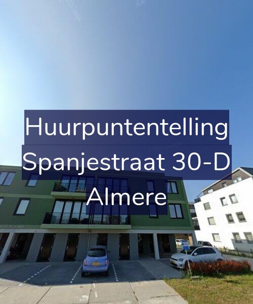 Foto gevel Huurpuntentelling voor Spanjestraat 30-D, Almere