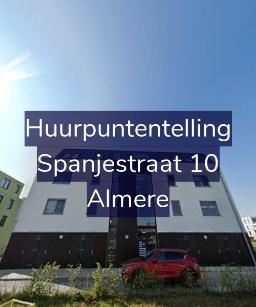 Foto gevel Huurpuntentelling voor Spanjestraat 10, Almere