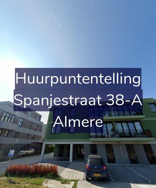 Foto gevel Huurpuntentelling voor Spanjestraat 38-A, Almere