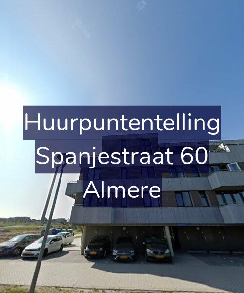 Foto gevel Huurpuntentelling voor Spanjestraat 60, Almere