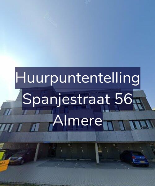 Foto gevel Huurpuntentelling voor Spanjestraat 56, Almere