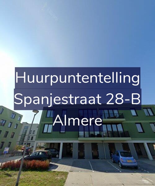 Foto gevel Huurpuntentelling voor Spanjestraat 28-B, Almere