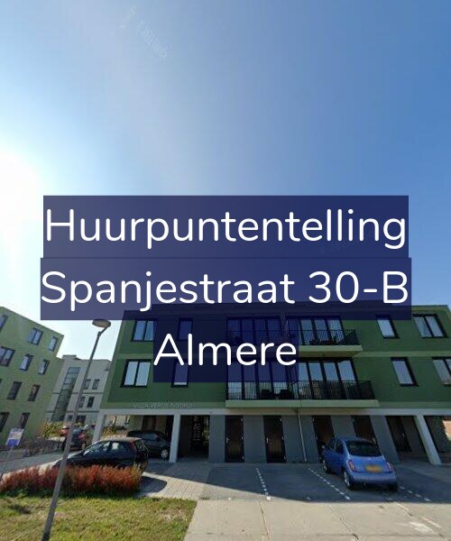 Foto gevel Huurpuntentelling voor Spanjestraat 30-B, Almere