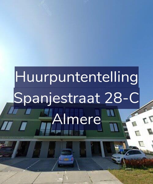 Foto gevel Huurpuntentelling voor Spanjestraat 28-C, Almere