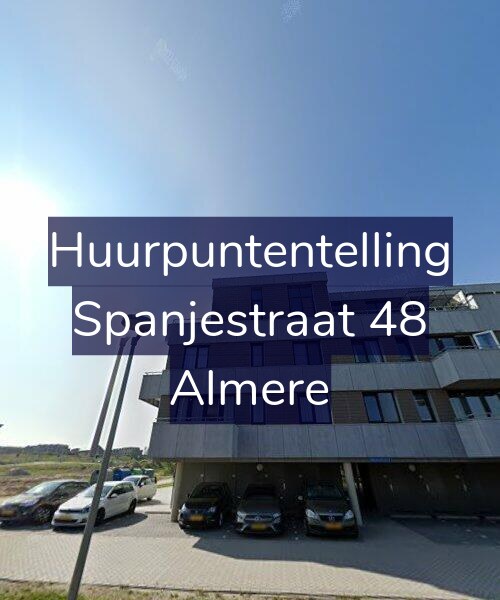Foto gevel Huurpuntentelling voor Spanjestraat 48, Almere