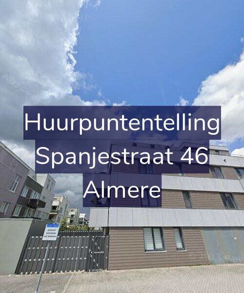 Foto gevel Huurpuntentelling voor Spanjestraat 46, Almere