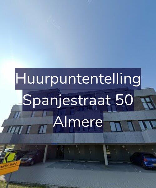 Foto gevel Huurpuntentelling voor Spanjestraat 50, Almere