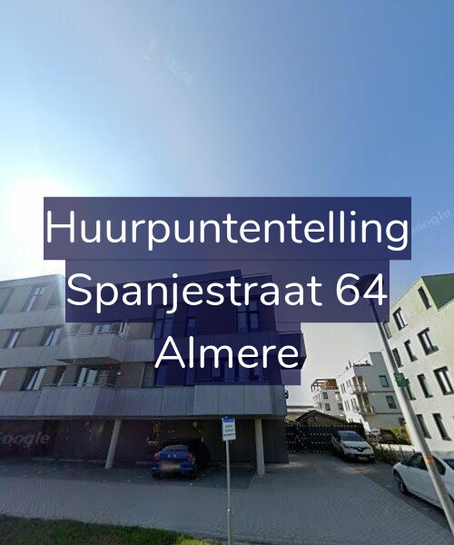 Foto gevel Huurpuntentelling voor Spanjestraat 64, Almere