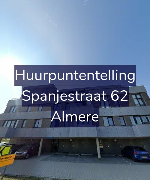 Foto gevel Huurpuntentelling voor Spanjestraat 62, Almere