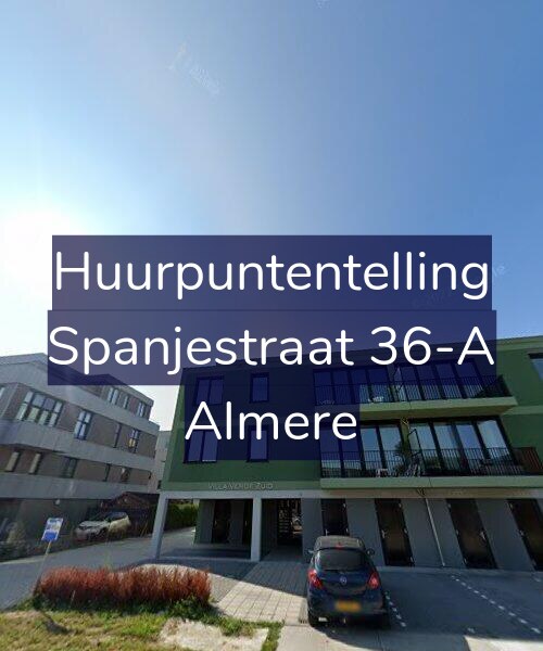Foto gevel Huurpuntentelling voor Spanjestraat 36-A, Almere