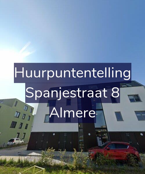 Foto gevel Huurpuntentelling voor Spanjestraat 8, Almere