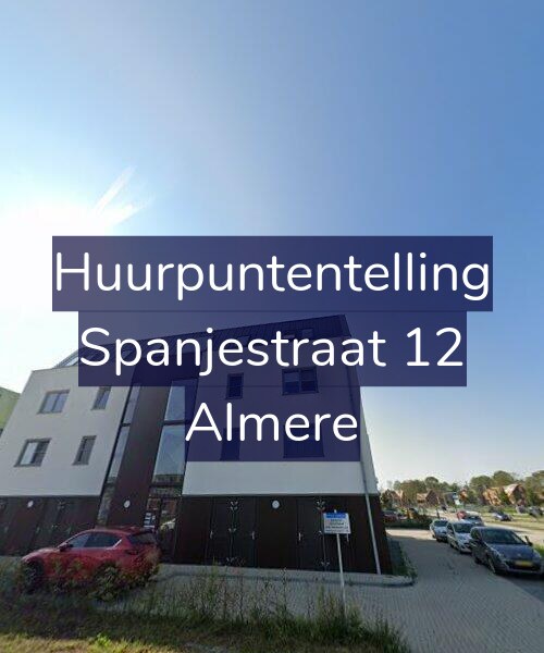 Foto gevel Huurpuntentelling voor Spanjestraat 12, Almere