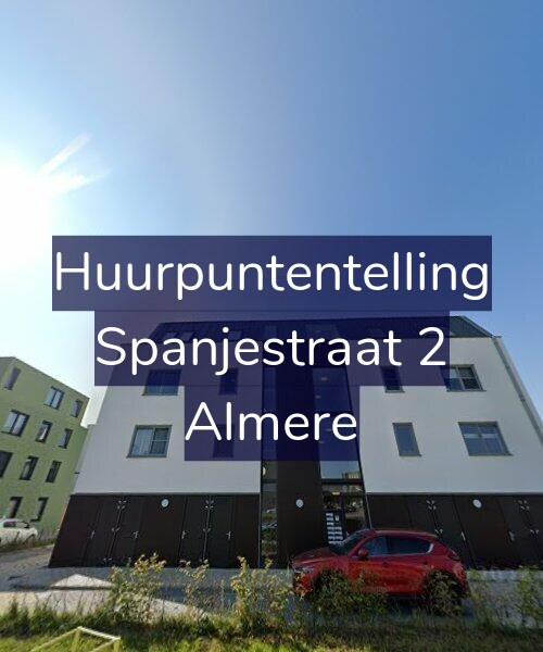 Foto gevel Huurpuntentelling voor Spanjestraat 2, Almere