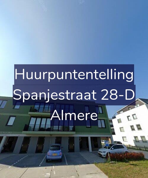 Foto gevel Huurpuntentelling voor Spanjestraat 28-D, Almere