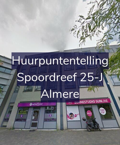 Foto gevel Huurpuntentelling voor Spoordreef 25-J, Almere