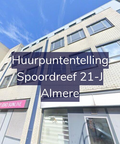 Foto gevel Huurpuntentelling voor Spoordreef 21-J, Almere