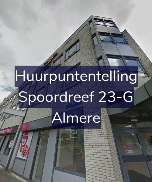 Foto gevel Huurpuntentelling voor Spoordreef 23-G, Almere