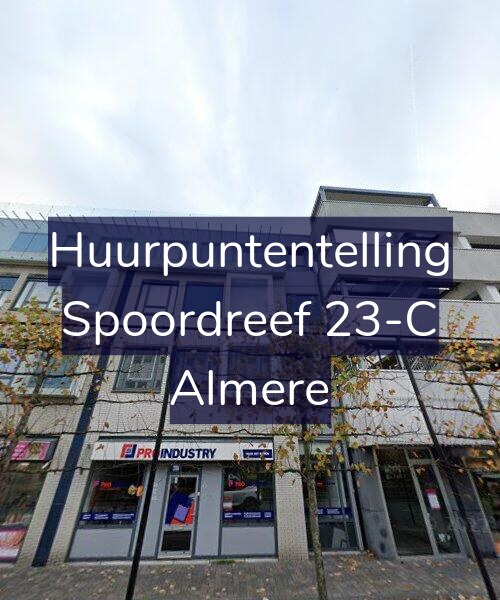 Foto gevel Huurpuntentelling voor Spoordreef 23-C, Almere