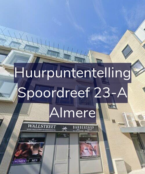 Foto gevel Huurpuntentelling voor Spoordreef 23-A, Almere