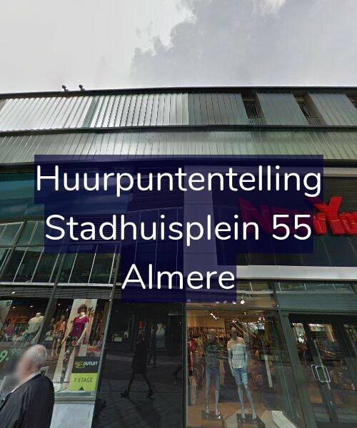 Foto gevel Huurpuntentelling voor Stadhuisplein 55, Almere