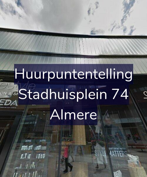 Foto gevel Huurpuntentelling voor Stadhuisplein 74, Almere