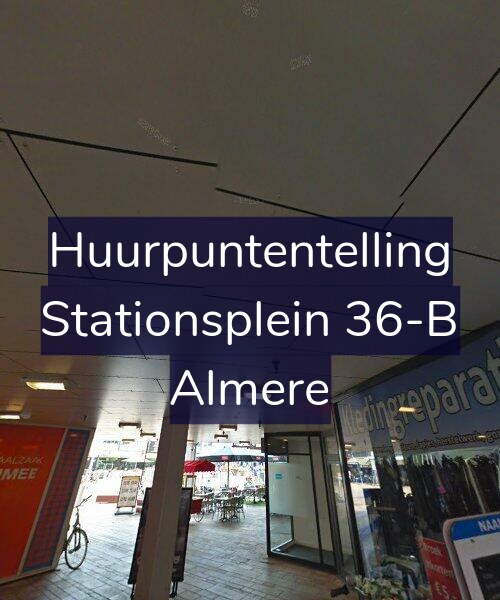 Foto gevel Huurpuntentelling voor Stationsplein 36-B, Almere