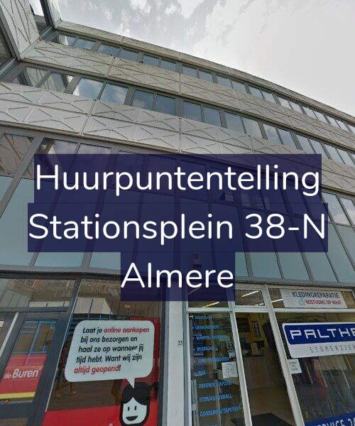 Foto gevel Huurpuntentelling voor Stationsplein 38-N, Almere