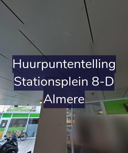 Foto gevel Huurpuntentelling voor Stationsplein 8-D, Almere