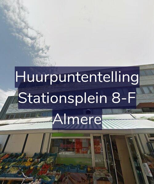 Foto gevel Huurpuntentelling voor Stationsplein 8-F, Almere